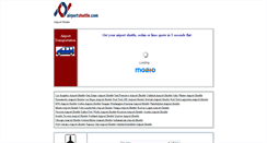 Desktop Screenshot of airportshuttle.com
